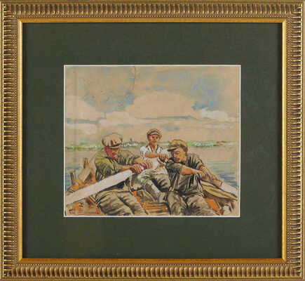 Ладыженский Геннадий Александрович. На реке Унже